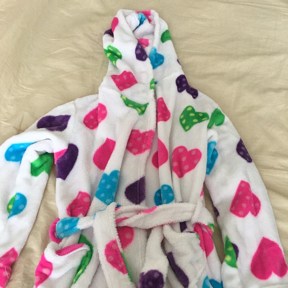 Fluffy bathrobe